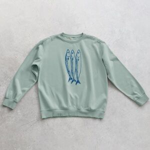 The clandestine underground sardine crewneck XS / Small